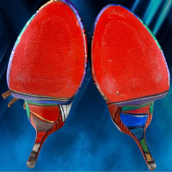 Custom Designed Womens Ankle Boots Size 7.5 - Picture 12 of 12